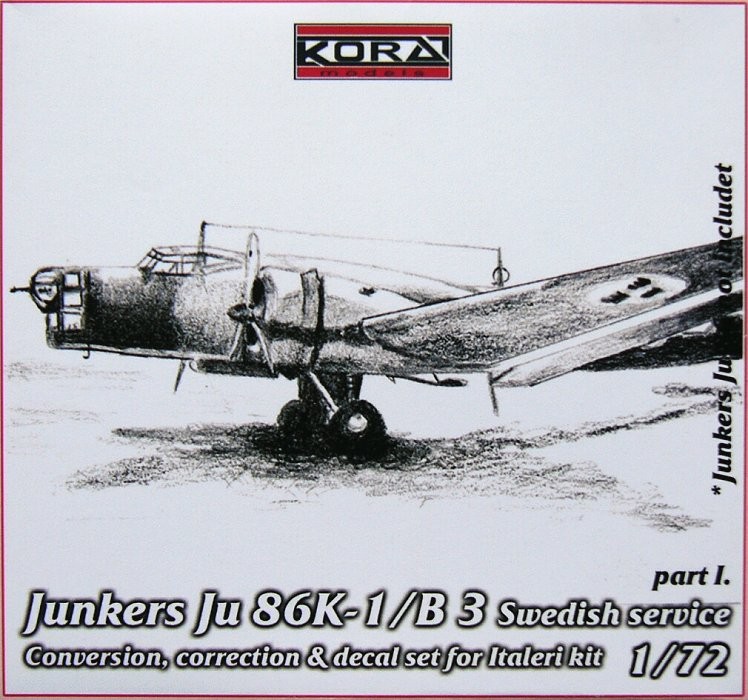 Ju86K-1 SwAF B3 Conversion set part I