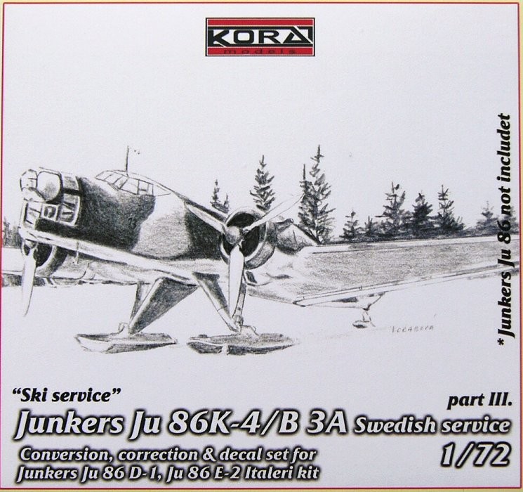 Ju86K-4 SwAF B3A Conversion set part 3