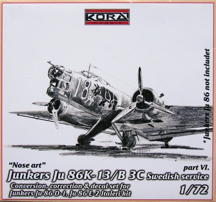 Ju86K-13 SwAF B3C Conversion set part 6