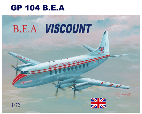 Vickers Viscount 700, BEA decals