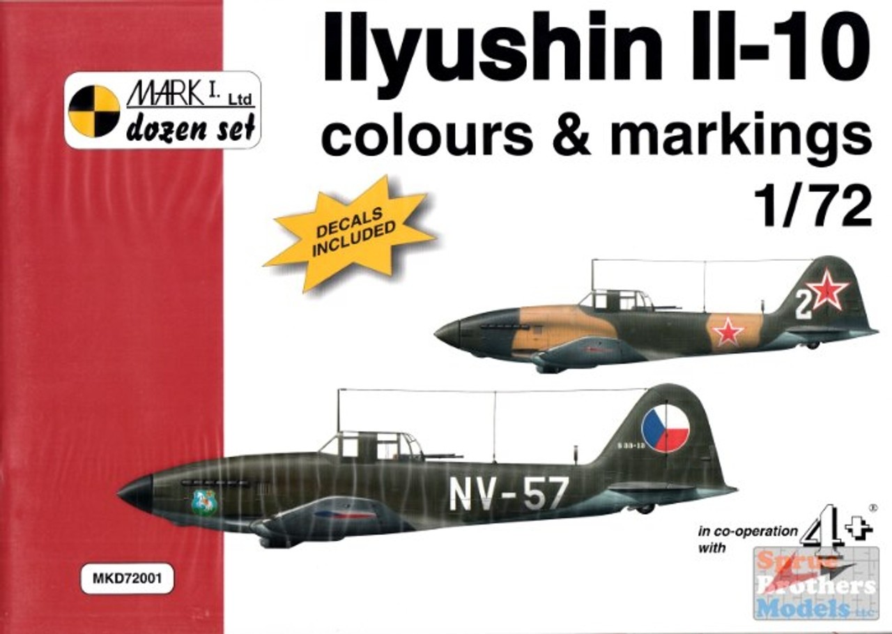 Ilyusin IL-10 colours & markings incl 1/48 decals