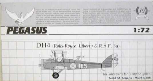 de Havilland DH4 Liberty, R.A.F.3a and Rolls-Royce options