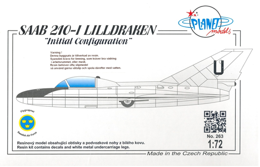 SAAB 210-I Lill-Draken, initial configuration
