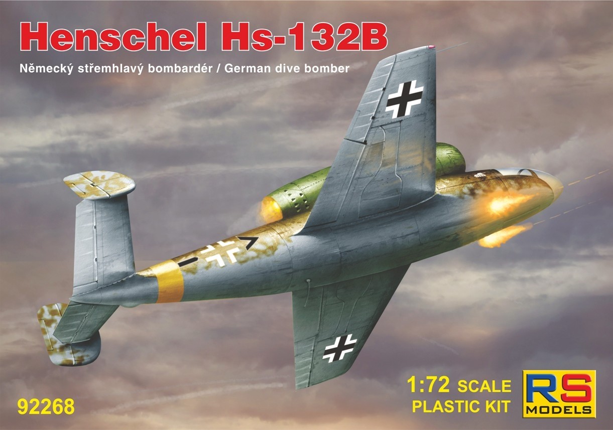 Henschel Hs-132B w 2 x 20 mm MG 151 cannon