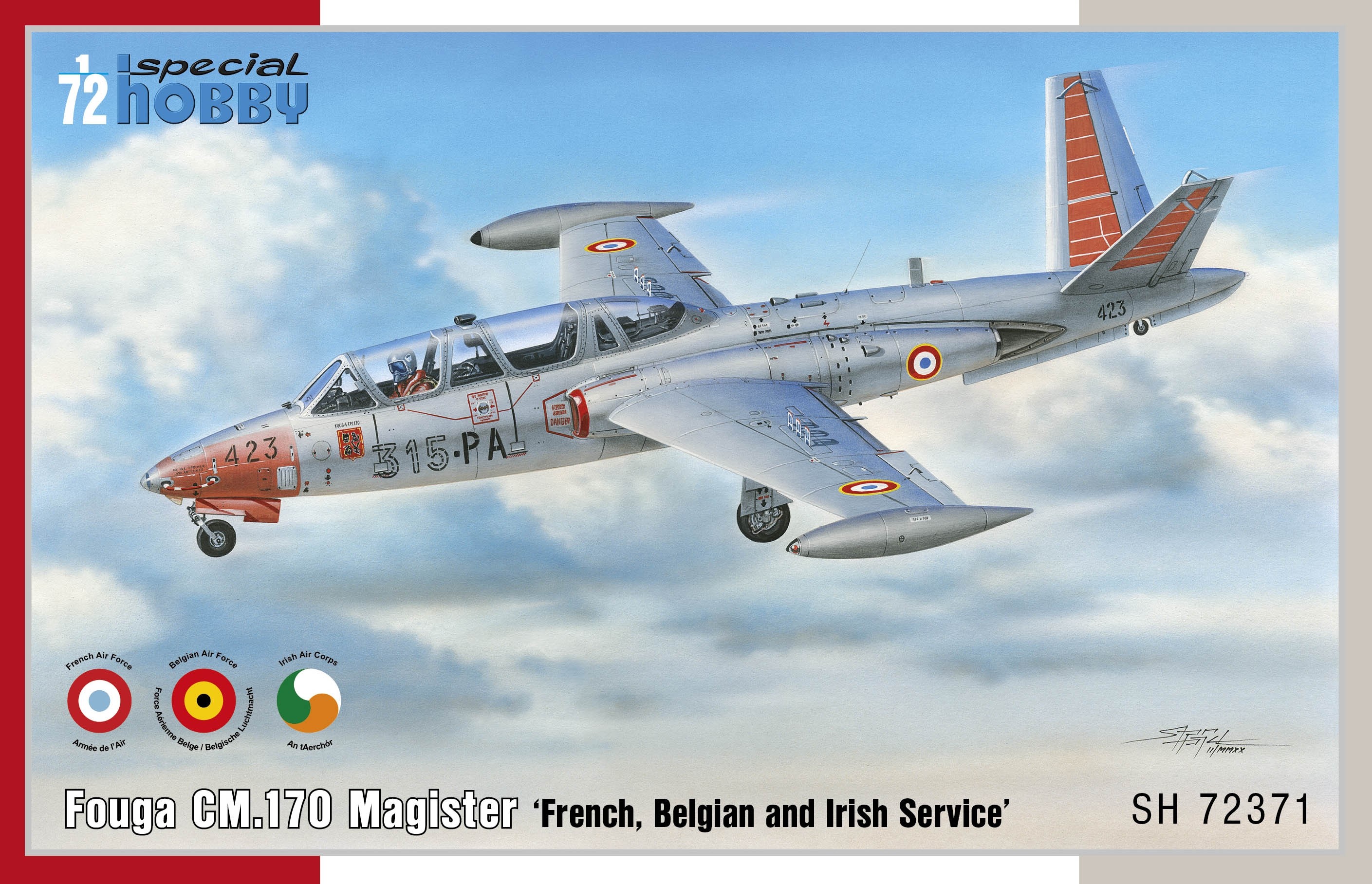 Fouga Magister French, Belgian & Irish Service