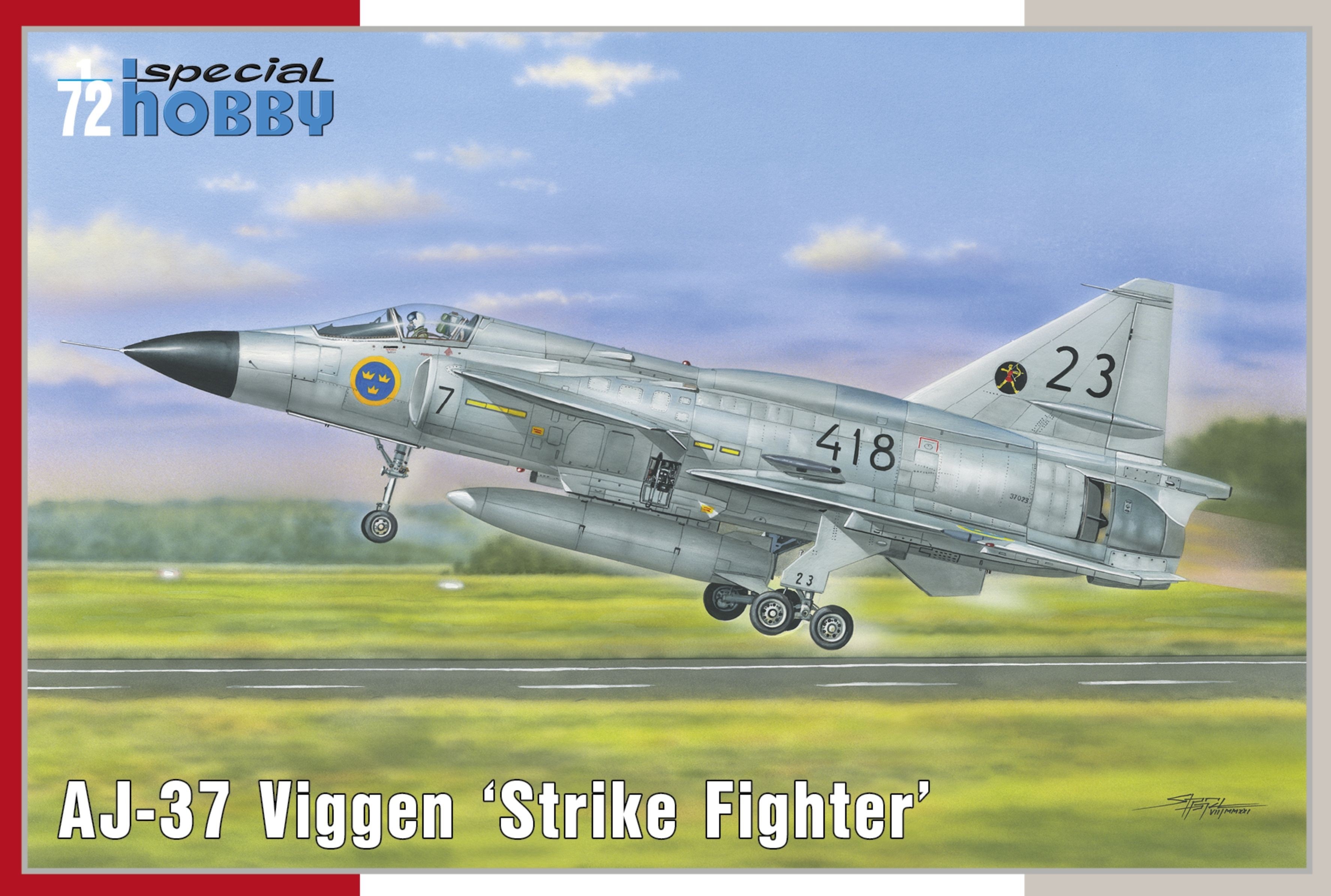 SAAB AJ37 Viggen Strike fighter