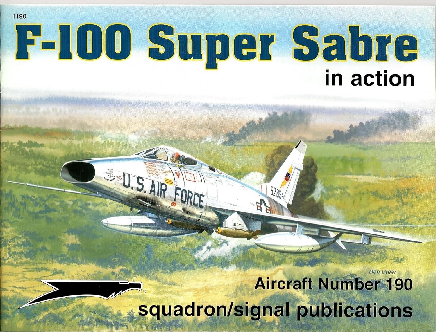 F-100 Super Sabre in action