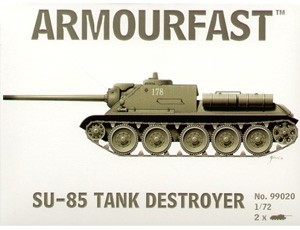 Su-85 tank destroyer, 2 modeller