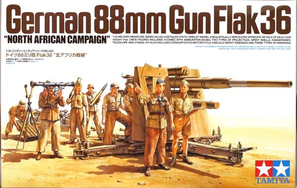 88mm Gun flak35 North Africa