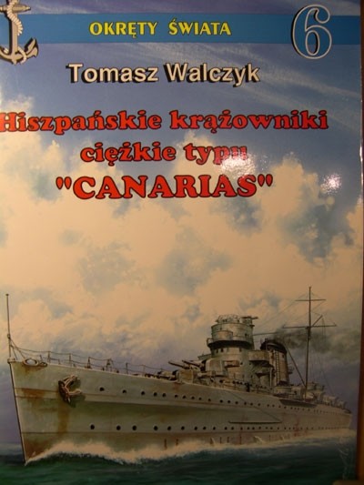 Spanish heavy cruiser class CANARIAS (Polish)