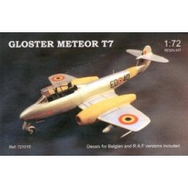 Gloster Meteor T.7 m. svenska dekaler (resin kit) NO BOX