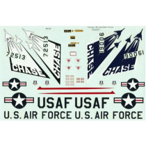 F-106A/B Chase planes for B-1 test program