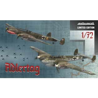 Adlertag Bf110C/D 1 kit / 12 markings, Limited 