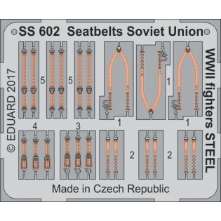 Seatbelts Soviet WWII fighters STEEL