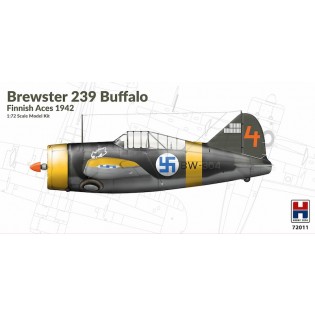 Brewster B-239 Buffalo Finnish Aces (ex Hasegawa)