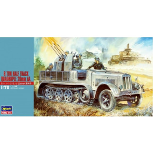 SdKfz. 7/1 8 ton halftrack quadruple 20mm AA