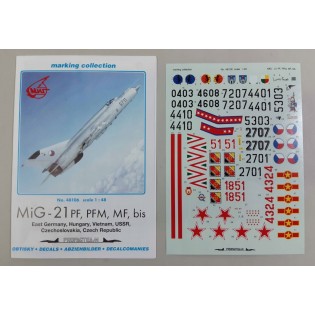 MiG-21PF, PFM, MF, bis