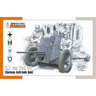 3,7 cm PaK 36 German Anti-tank Gun 