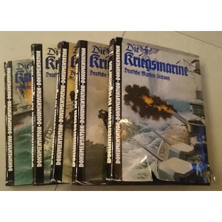 Die Kriegsmarine - Deutsche Marine-Zeitung. All issues in 5 books.
