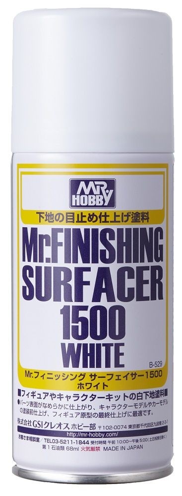 Mr. Finishing Surfacer White 1500, 170 ml aerosol