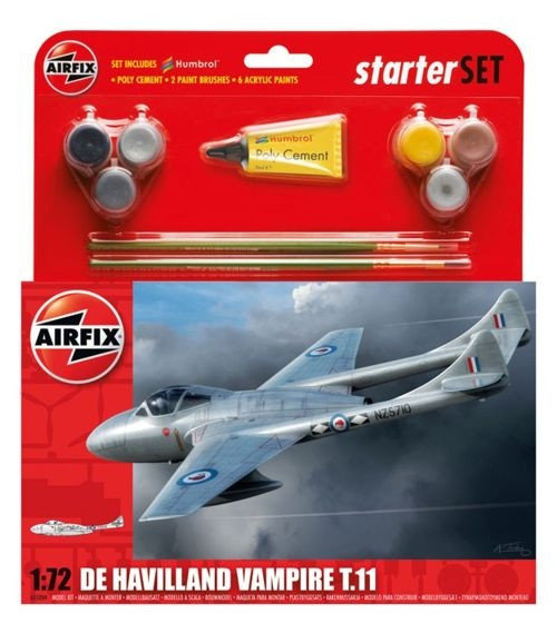 Vampire T.11 Starter Set incl paints, brushes & cement (FV Sk28)