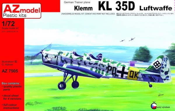 Klemm Kl-35D Luftwaffe x 4 all with different paint schemes