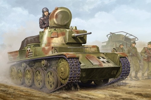 Hungarian Light Tank 38M Toldi II Base for Strv 38
