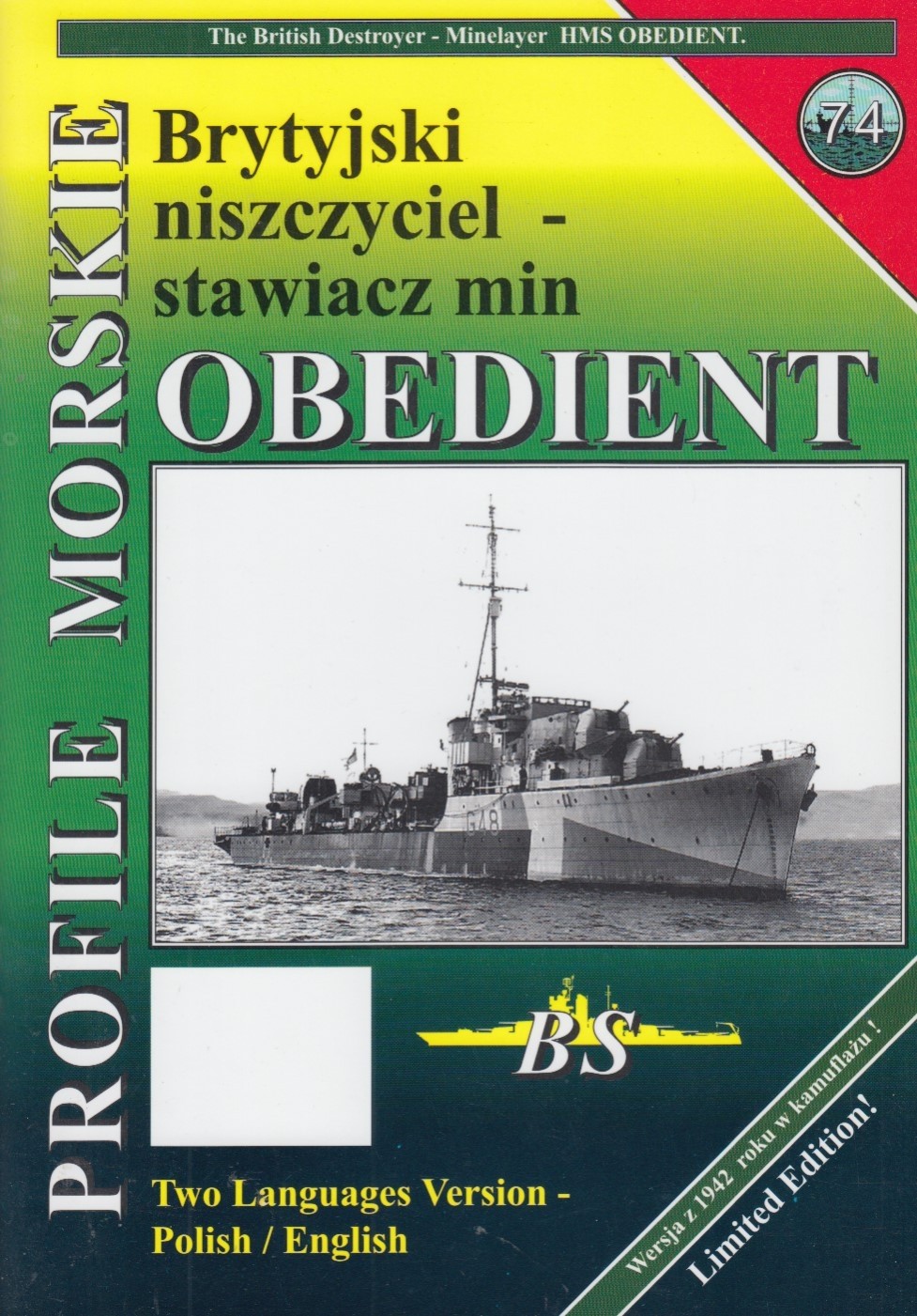Destroyer / mine layer HMS OBEDIENT