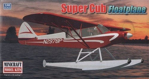 Piper Super Cub Bush plane with floats