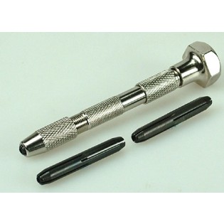 Pin Vise, Double Ended Swivel Top