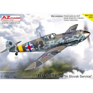 Bf109E-4 in Slovak service NEW TOOL