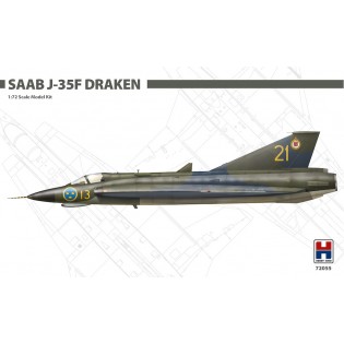 Saab J35F Draken (Hasegawa) se info