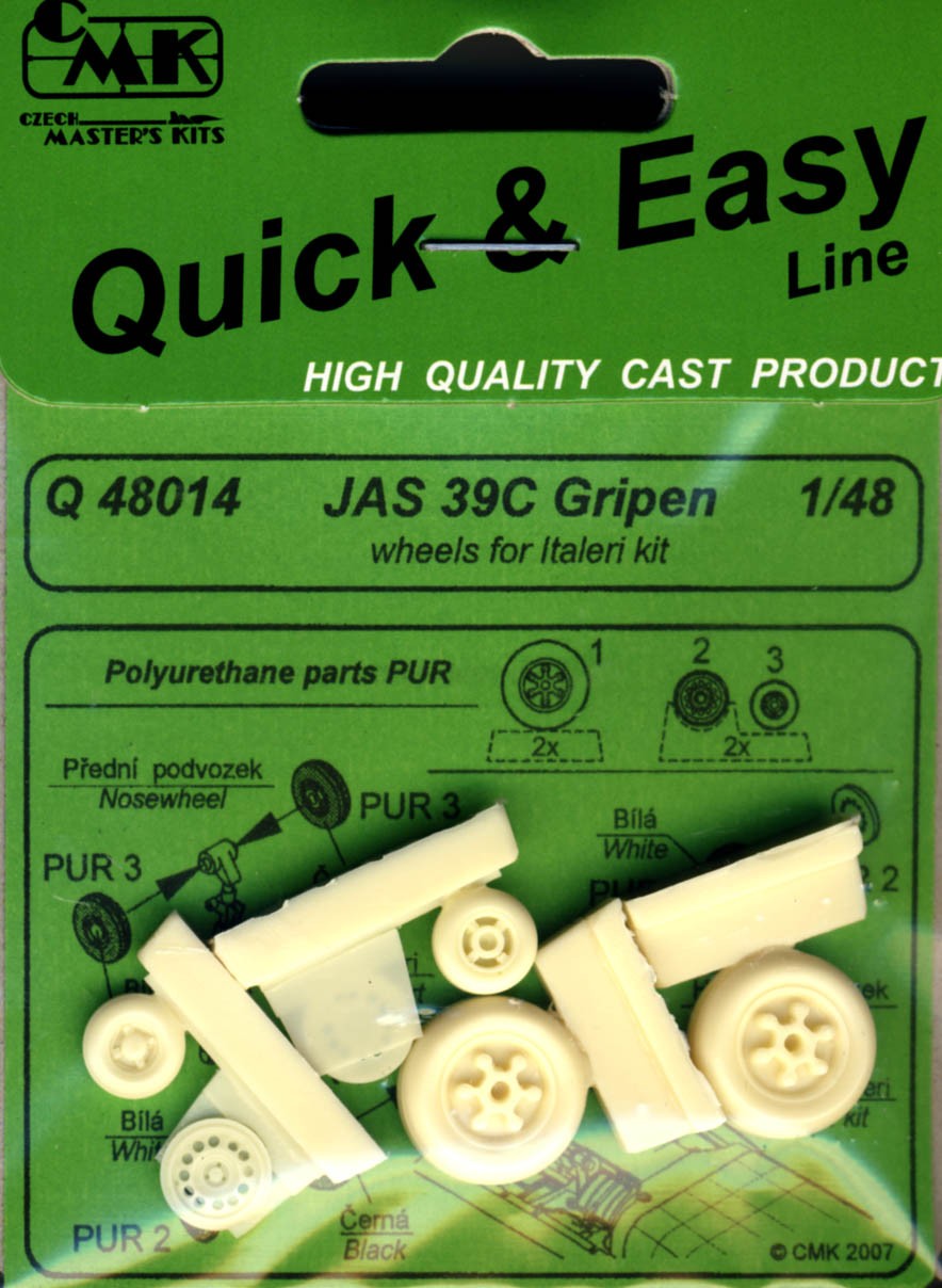 JAS39C Gripen resin wheels