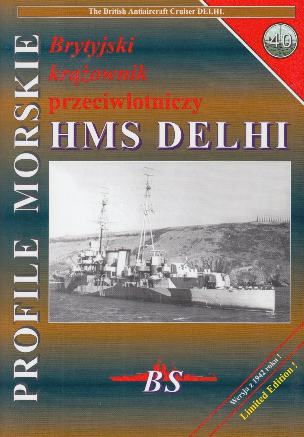 AA cruiser HMS DELHI