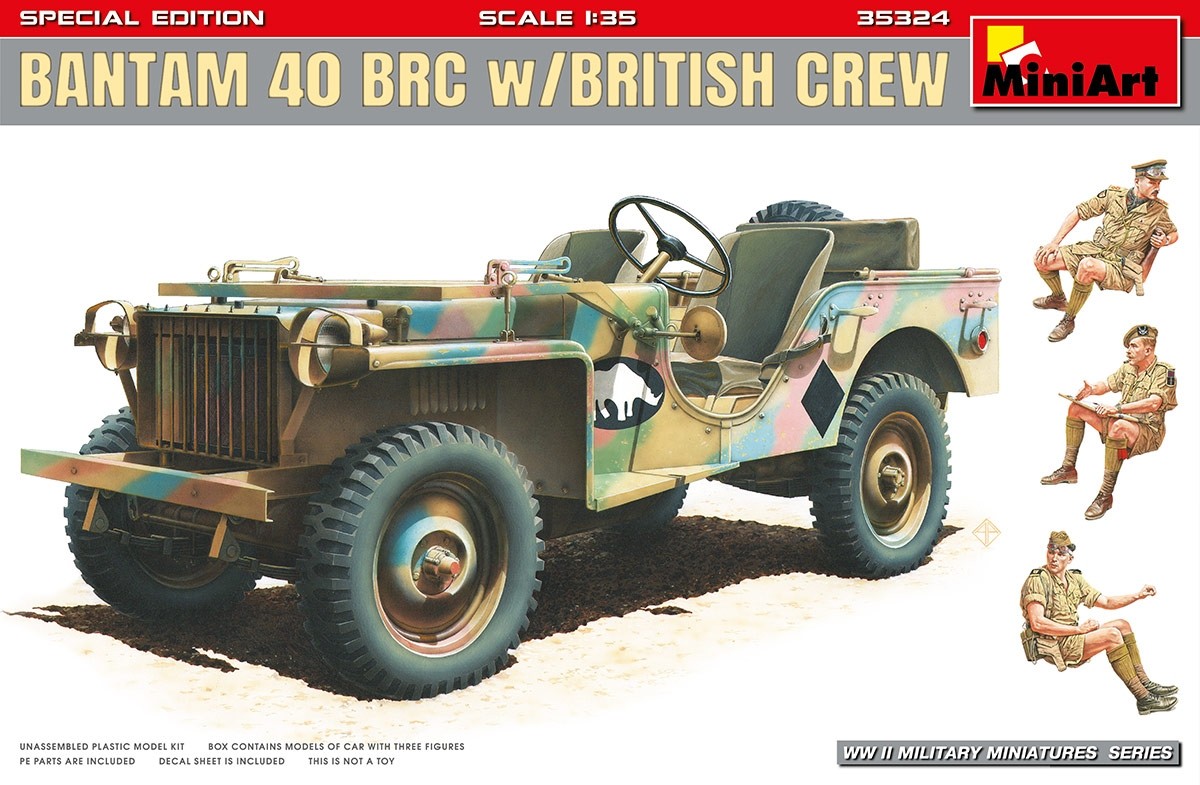 Bantam 40 BRC w. British crew. Special edition