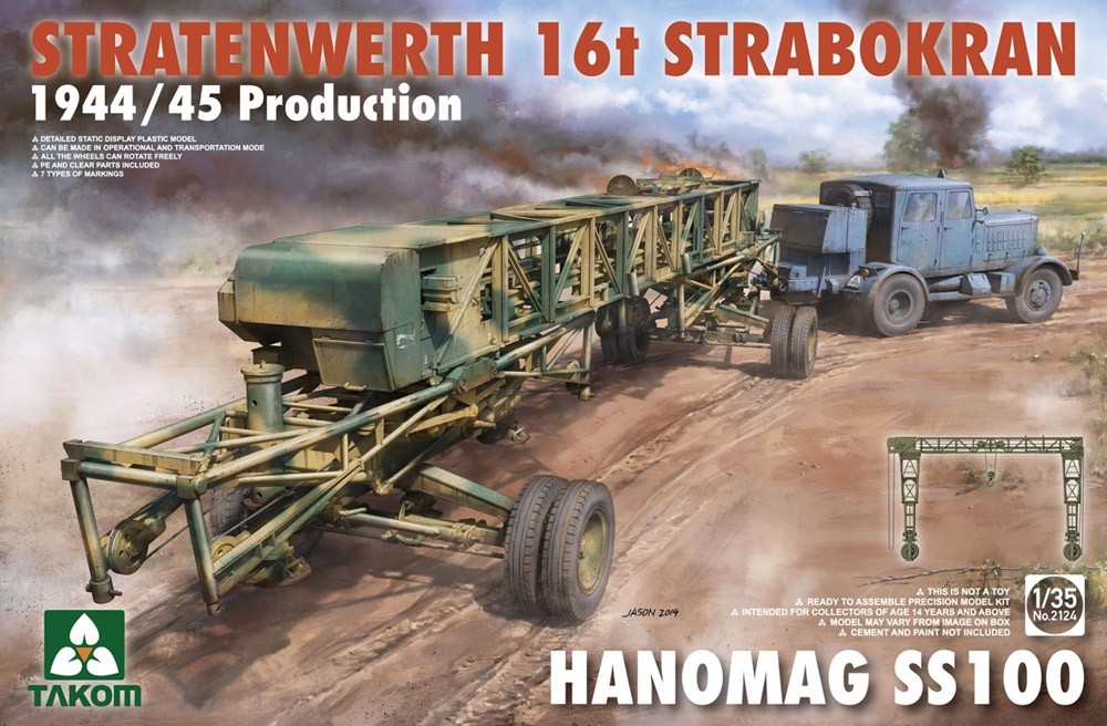 Stratenwerth 16t Strabokran 1944/45 Production w. Hanomag SS100
