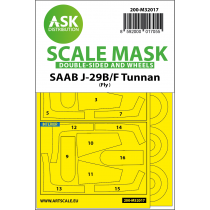 J29 Tunnan paint mask, double sided