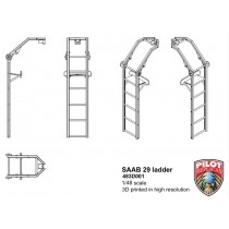 SAAB 29 Tunnan ladder, 3D printed