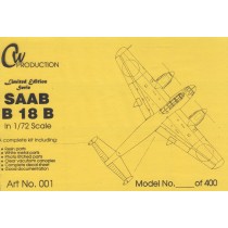 SAAB B18B resinmodell