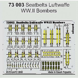 Seatbelts Luftwaffe bombers WWII