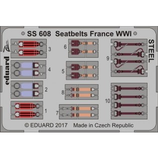 Seatbelts France WWI STEEL