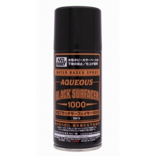 Aqueous black surfacer 1000, 170 ml  aerosol