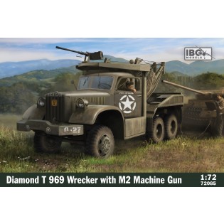 Diamond T 969 Wrecker w. M2 machine gun & bonus p/e