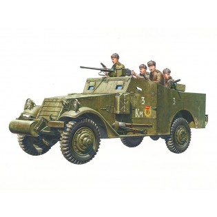 M3A1 Scout car incl. 5 Russian figures